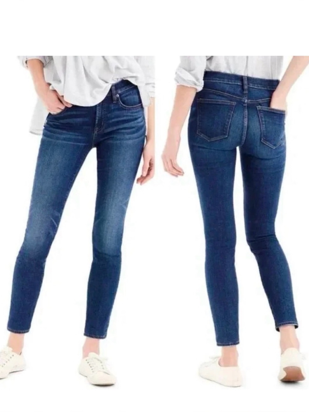 J. Crew | 8” Toothpick Ankle Denim Jeans Blue, Women’s Size 27 (4)